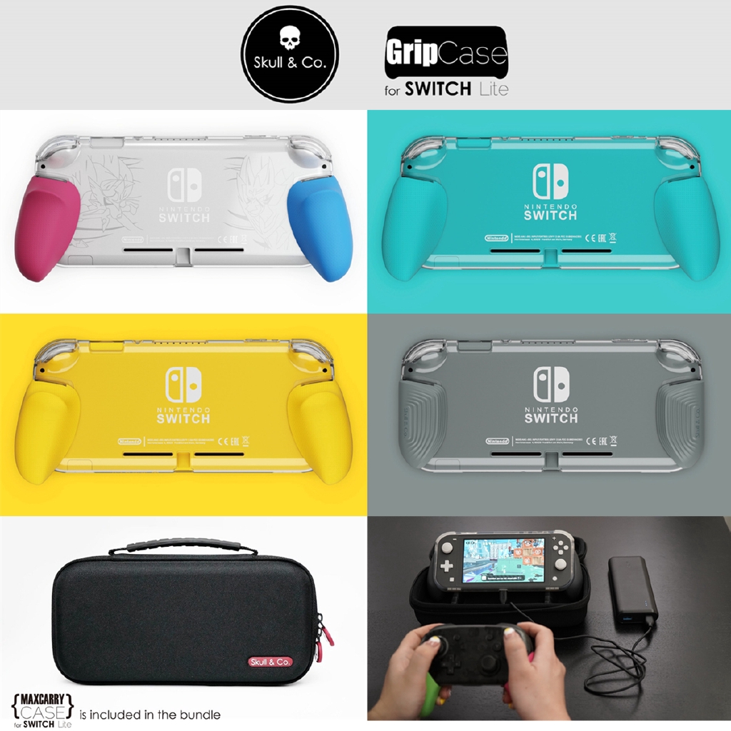 Nintendo switch lite grip on sale skull and co