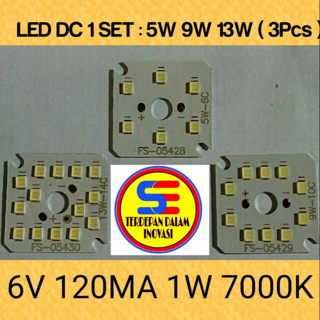 Dc LED 1 SET :5W 9W 13W | Shopee Philippines