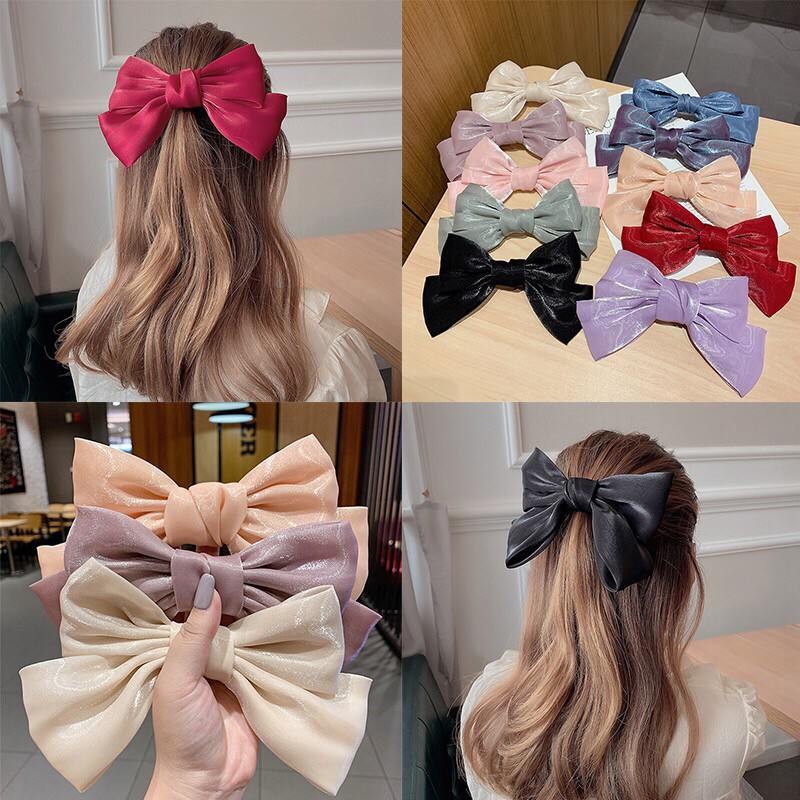 Bowknot Rubber Band Hair Accessories Cute Hair Tie Girl Sweet | Shopee ...