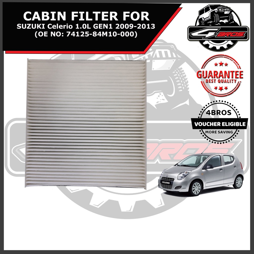 Cabin Filter for Suzuki Celerio 1.0L GEN1 2009 to 2013 74125 84M10 000 Shopee Philippines