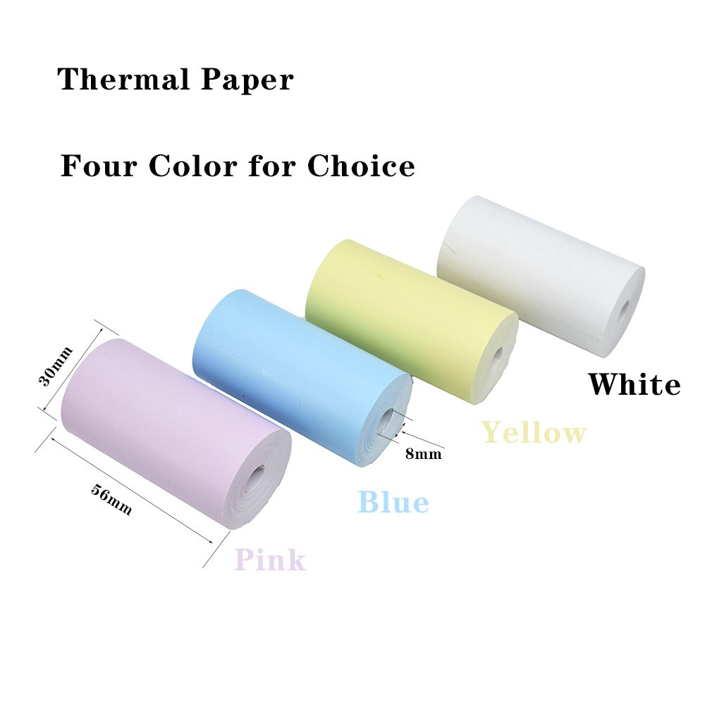 Free Shipping 58mm 2inch Thermal Receipt Paper Bill Paper Colorful ...