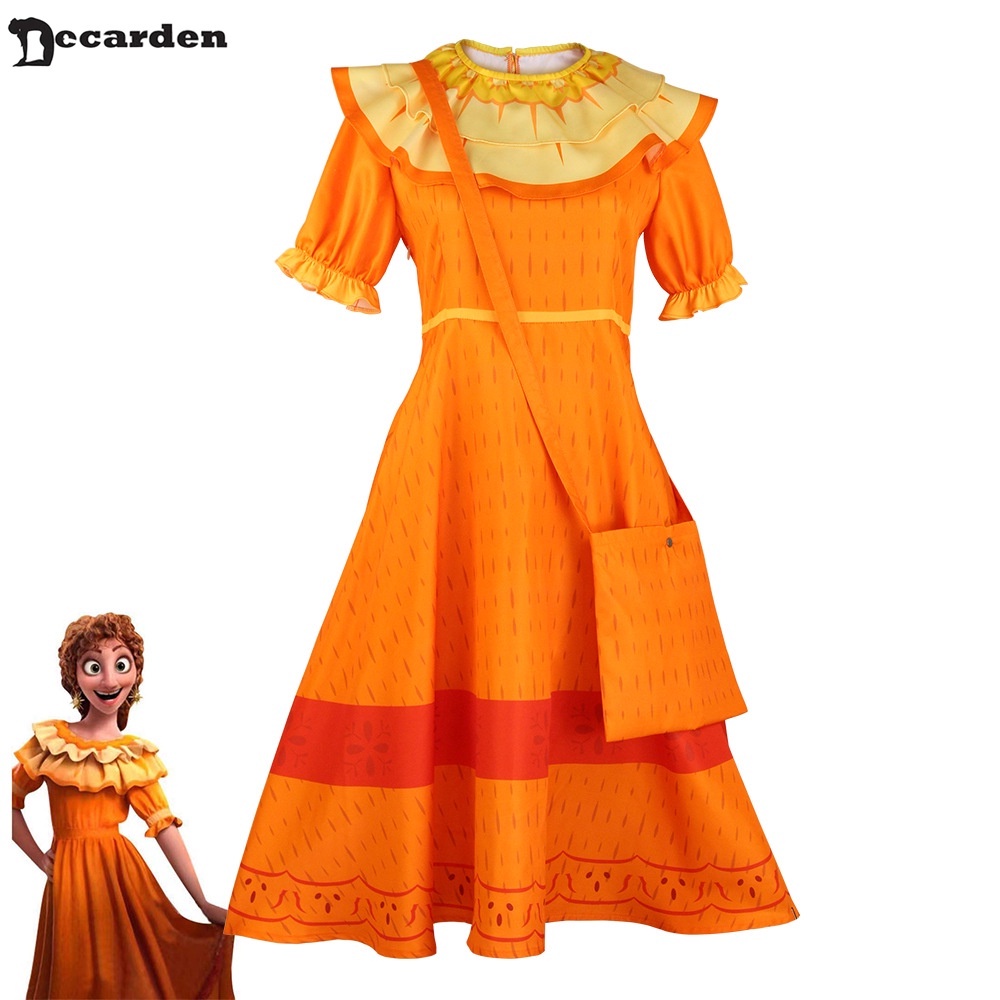 ☂☞♗Encanto Pepa Cosplay Costumes for Children Adult Performance Dress ...