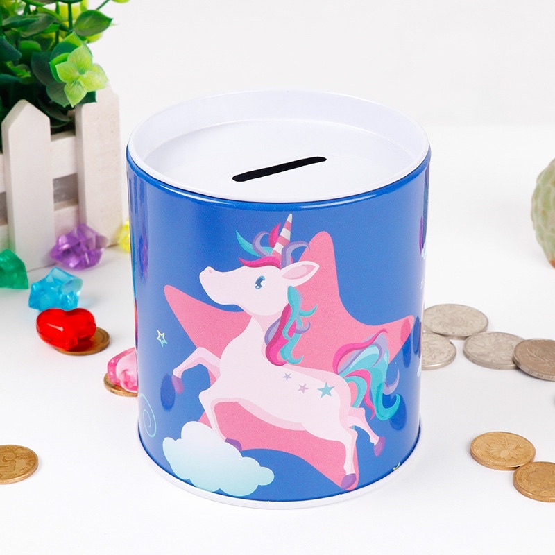 Unicron Tabung Unicorn Coin Box Unicoin Bank Coin Box Money Saving Bank 