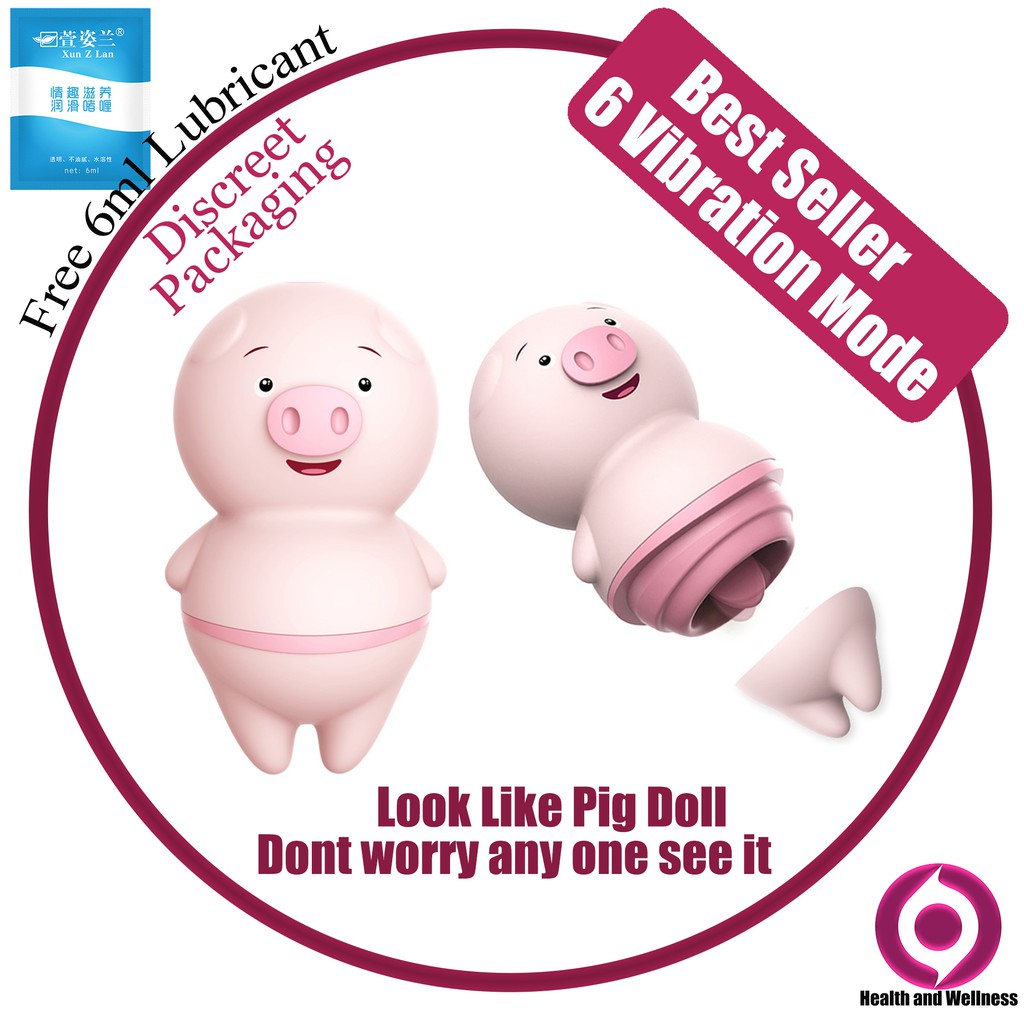 69shop Pig Vibrator Tongue Lick Massager | Shopee Philippines