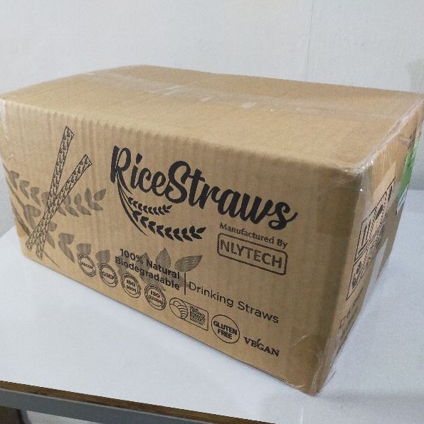 Bulk Edible Straw, Sustainable Soda Straw, Frappe Straw, Shake Straw