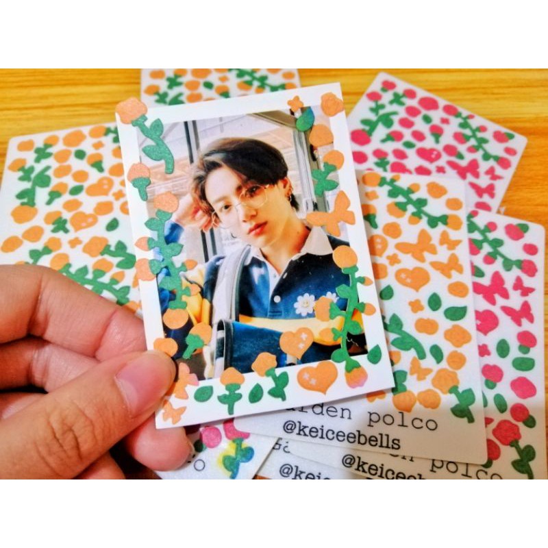 Polco stickers - garden flower polco sticker set | Shopee Philippines