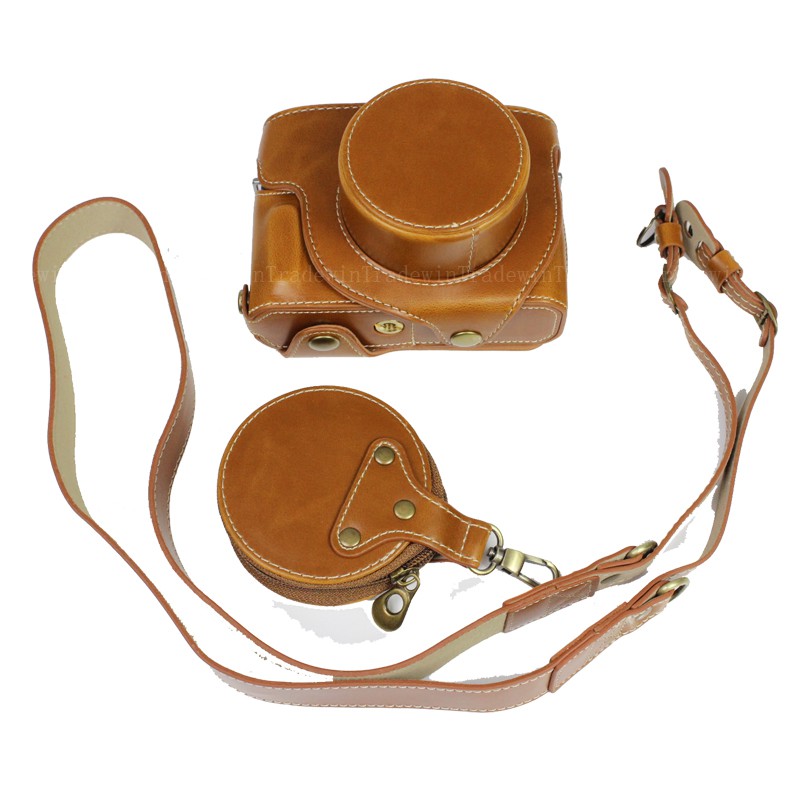 Fujifilm XE4 XE4 Luxury Leather Camera Bag Pouch For Fujifilm XE4 XE4 With 27mm /fm2.8 Lens