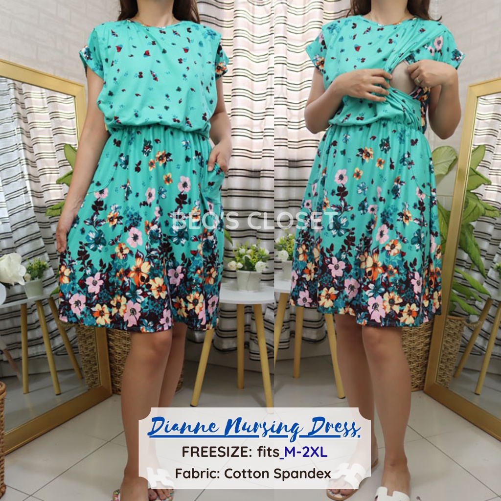 Shopee nursing dress sale