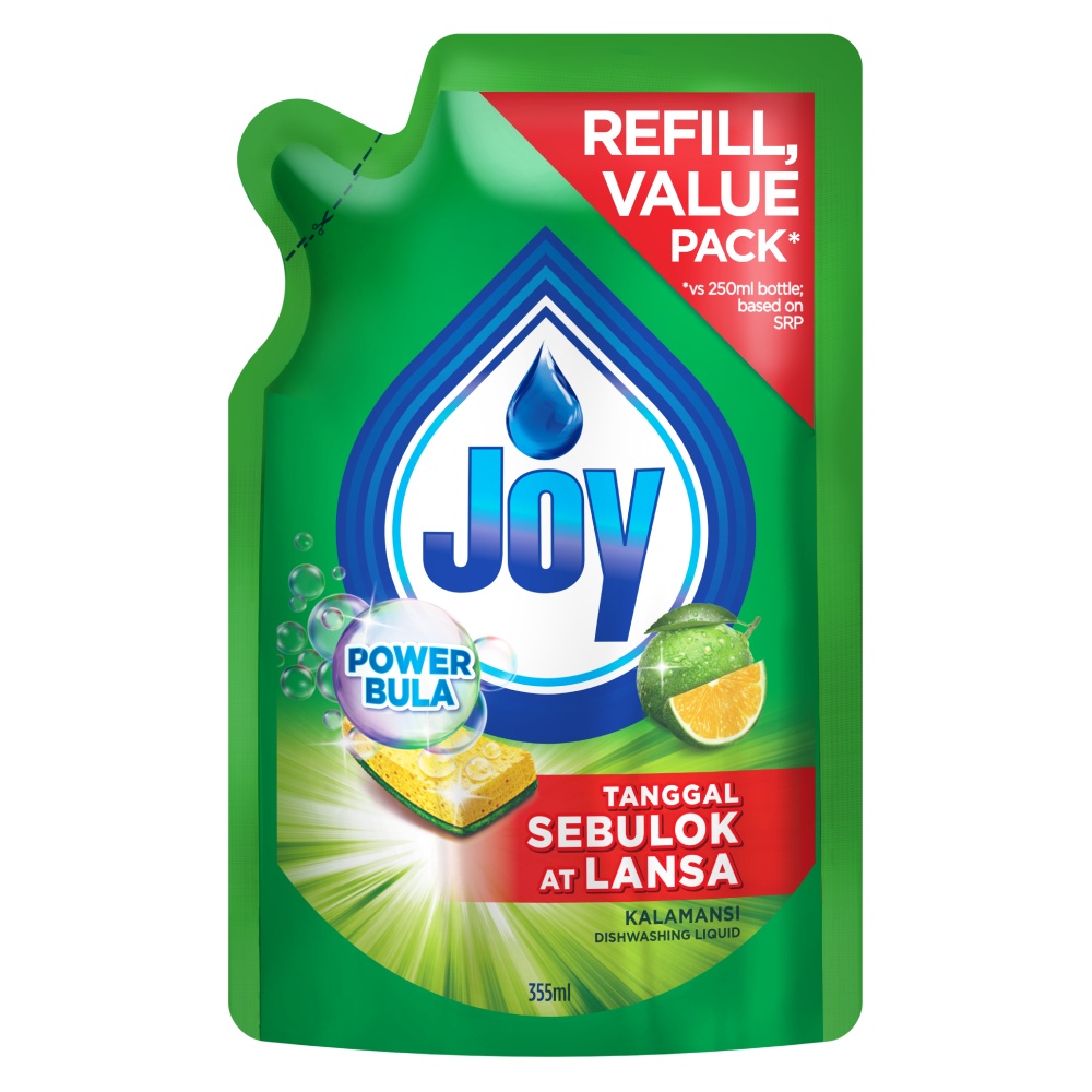 Joy Dishwashing Liquid Kalamansi Refill 355mL Shopee Philippines