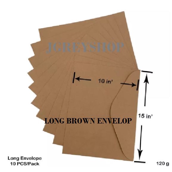 BROWN ENVELOPE LONG SOLD BY 25PCS/50PCS/100PCS Shopee Philippines