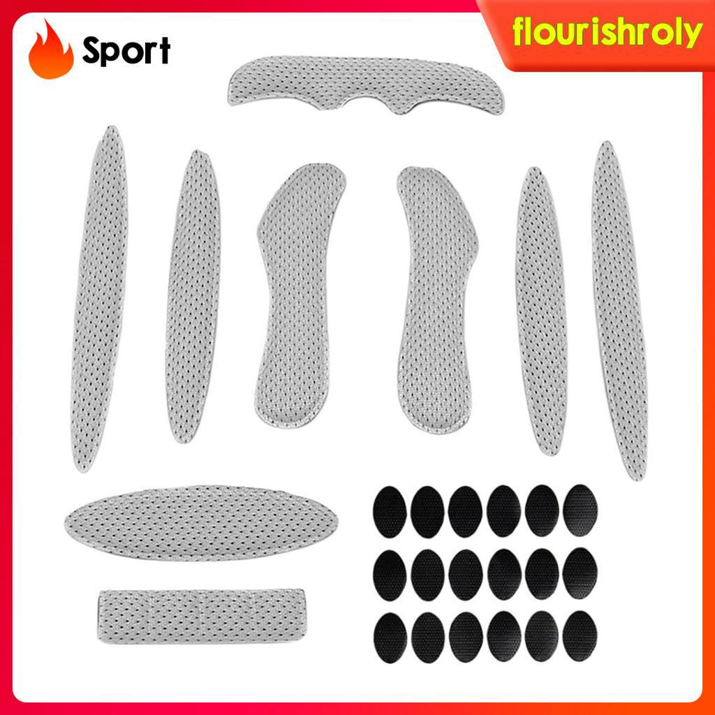 [RolySport] 27pcs Bike Helmet Padding Kits Universal Bicycle Motorcycle