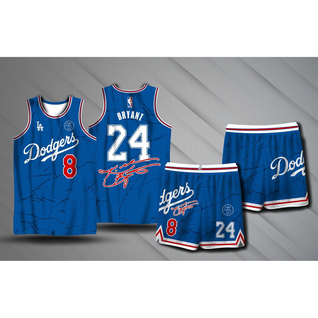 KOBE BRYANT #8 #24 LA DODGERS TRIBUTE JERSEY | FULL SUBLIMATION