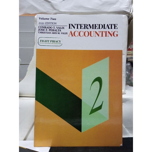 INTERMEDIATE ACCOUNTING Volume 2 by Valix | Shopee Philippines
