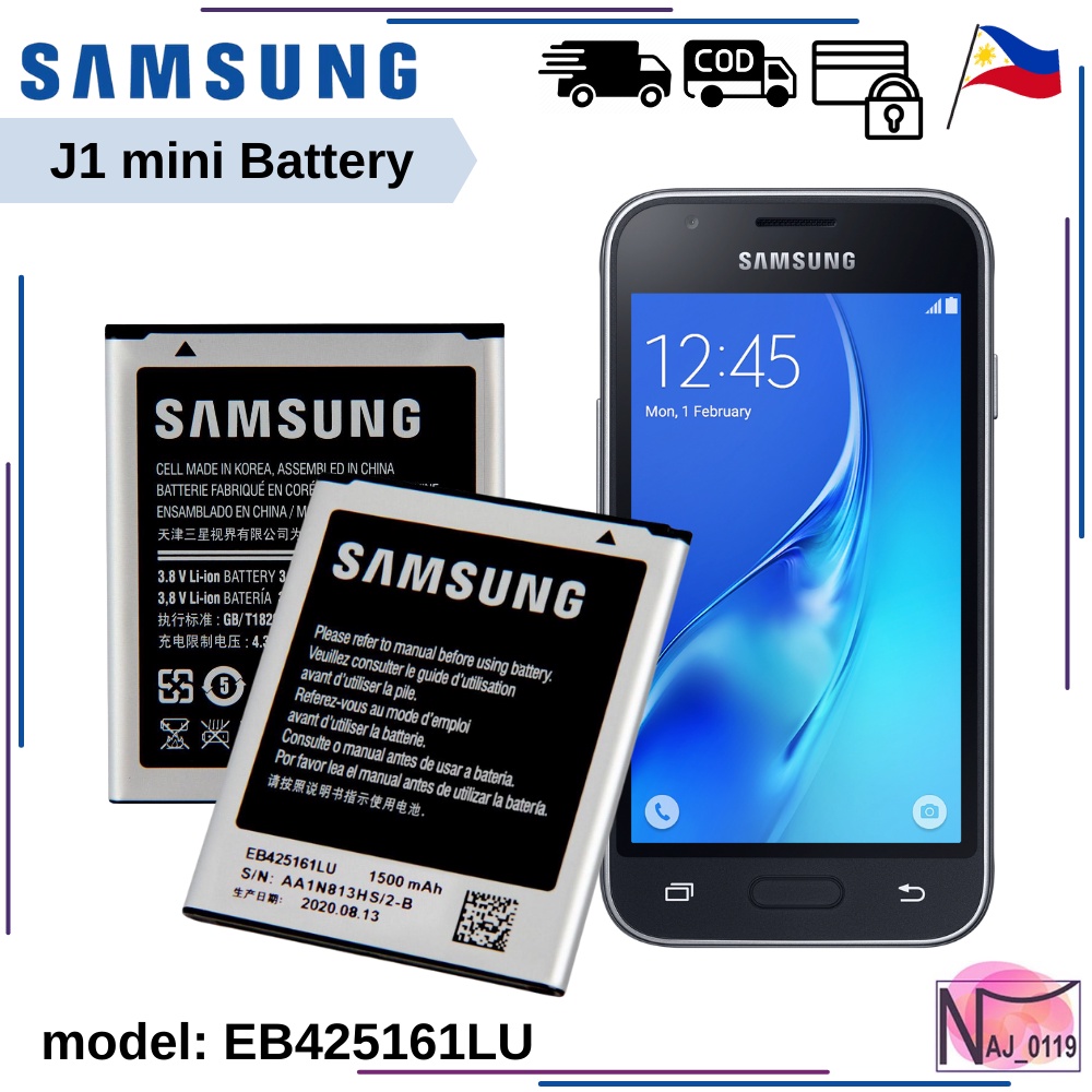 Samsung Galaxy J1 mini Battery | model: EB425161LU (1500mAh) High ...