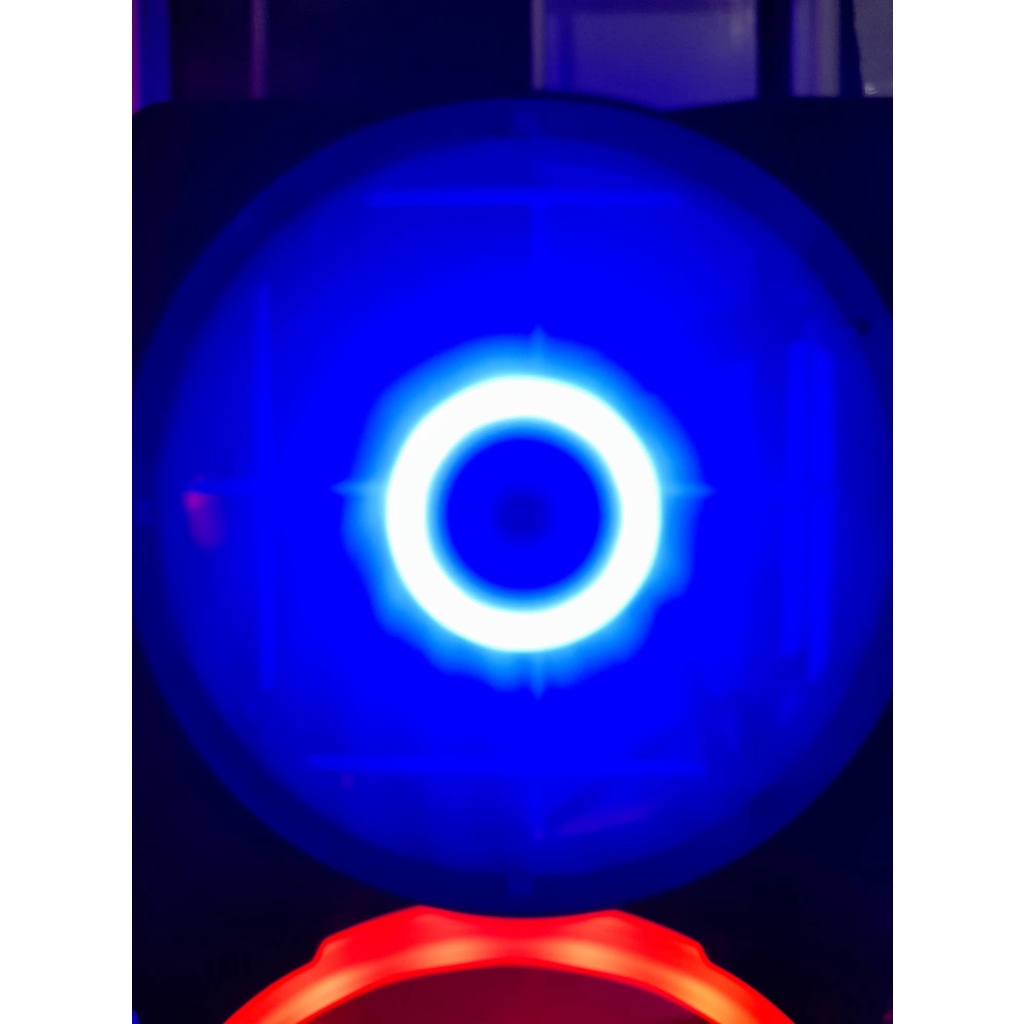 LED COOLING FAN DESKTOP PC FAN 120M REDBLUEWHITEGREENRGBICE BLUE