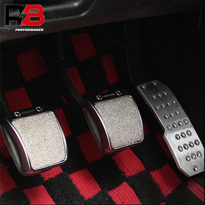 Mugen Pedals Foot Rest Accelerator Pedals Brake Pedal Clutch Pedals for