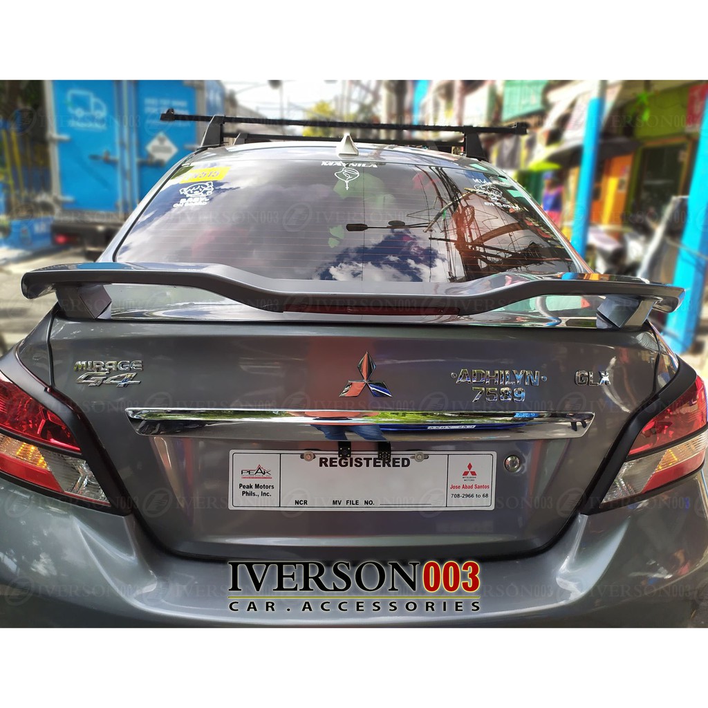 Modulo Spoiler with 3rd Brakelight for Mitsubishi Mirage G4 | Shopee ...