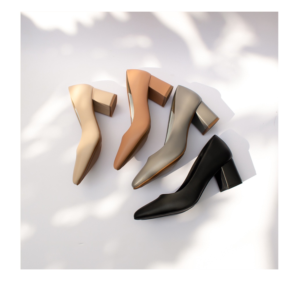 [BABY FORM UP 1 SIZE] - Erosska pointed toe high heels, basic style ...