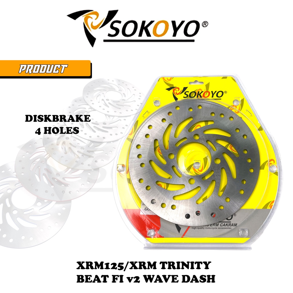 1 pc Front Disc Brake 220mm 4 Holes for XRM 125 XRM Trinity Wave dash