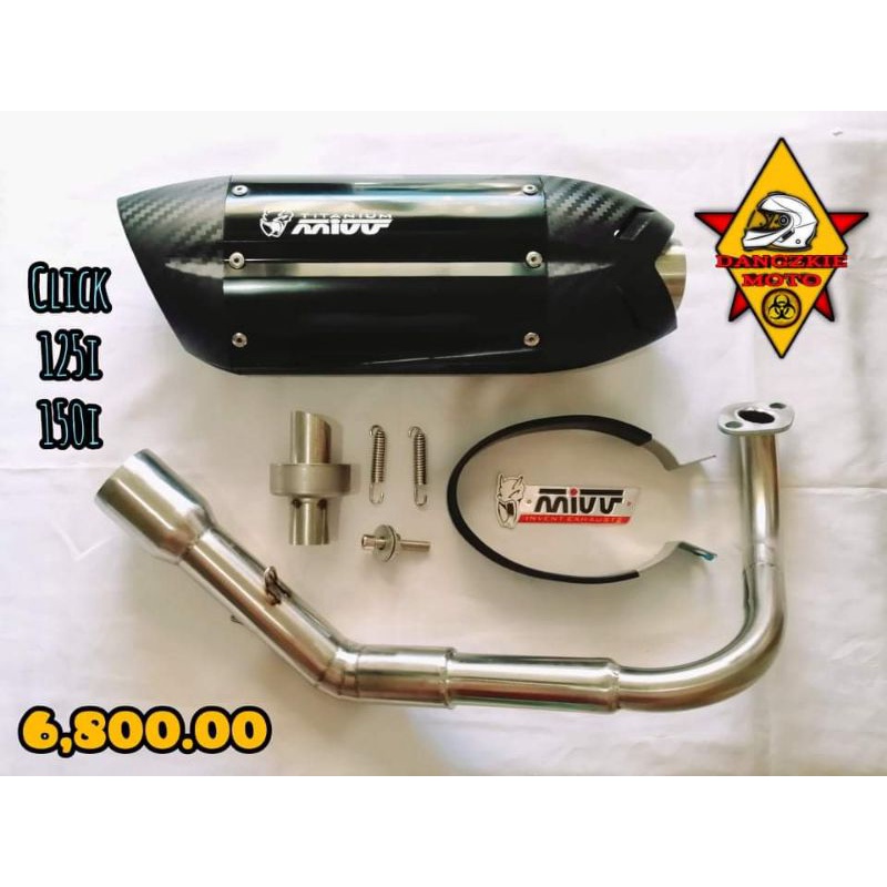 honda click 125i muffler