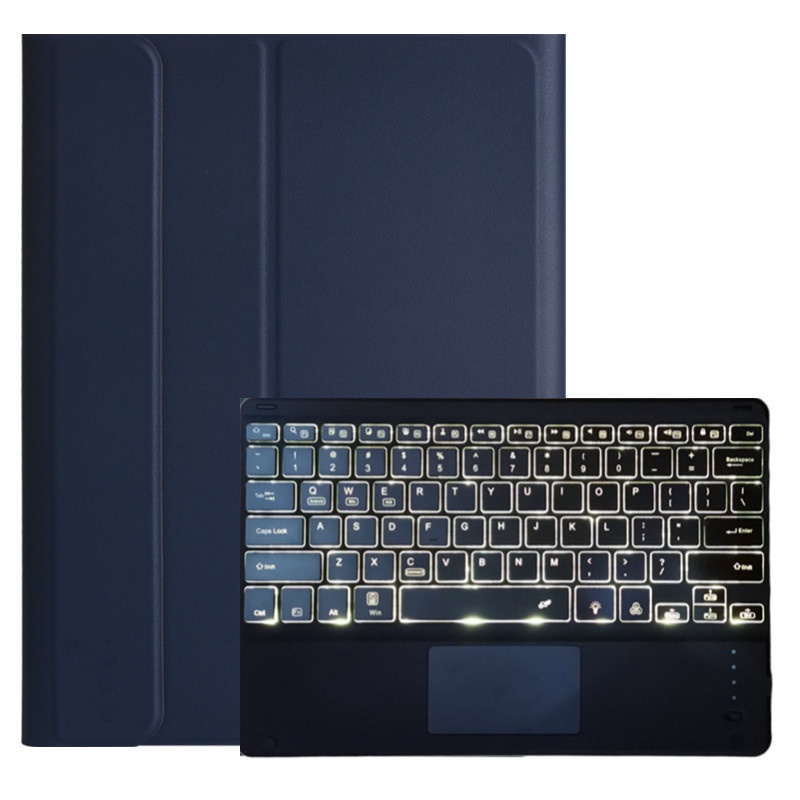 For Samsung Galaxy Tab S8 Keyboard Case Backlight Touchpad Keyboard
