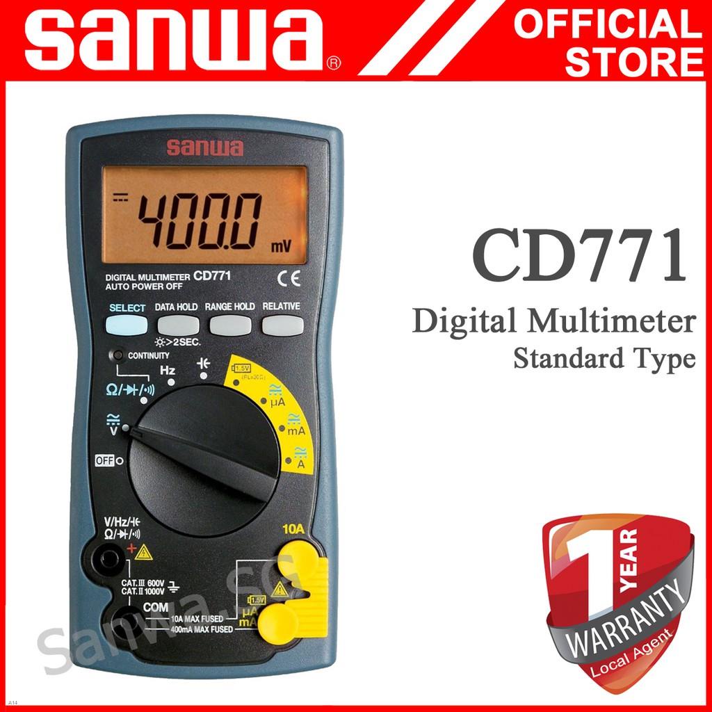 Malaysia Sanwa CD771 Digital Multimeter Shopee Philippines