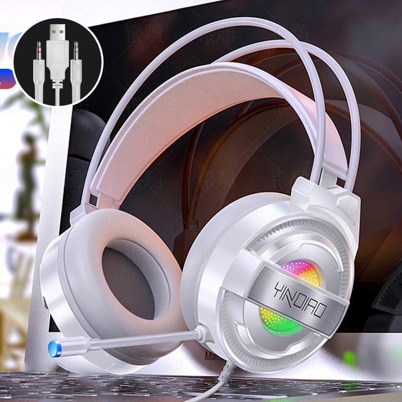 Gaming Headset Headphone With Mic and Microphone noise cancellation ...