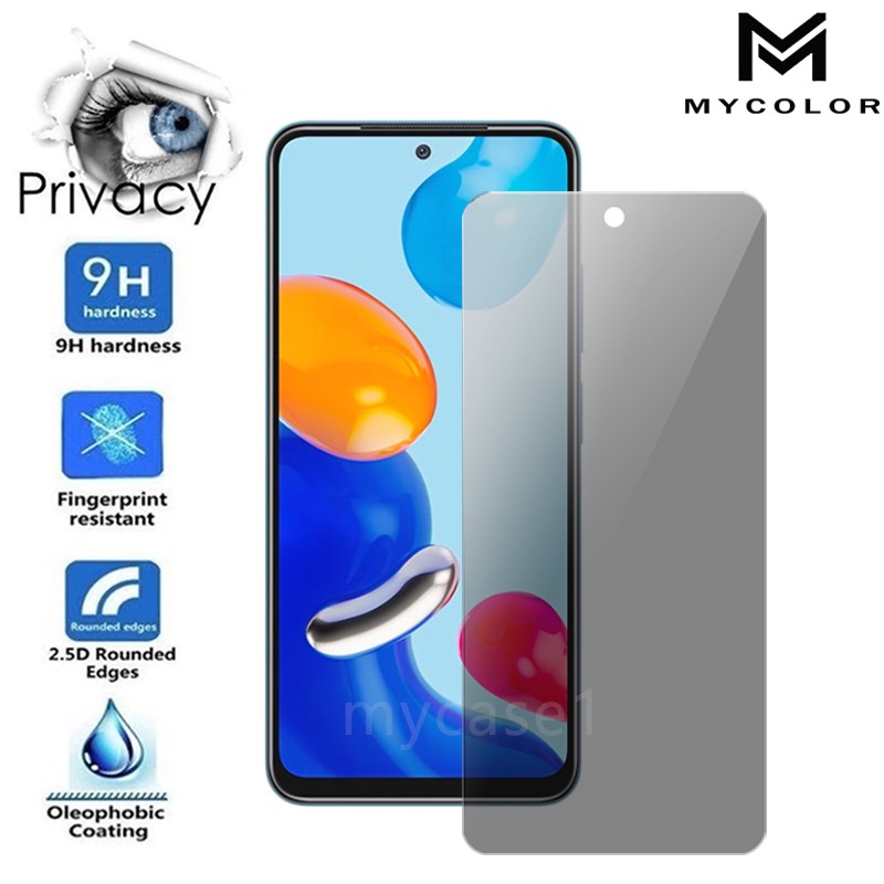 Privacy Tempered Glass Screen Protector For Redmi Note 14 13 12 12T 12s ...