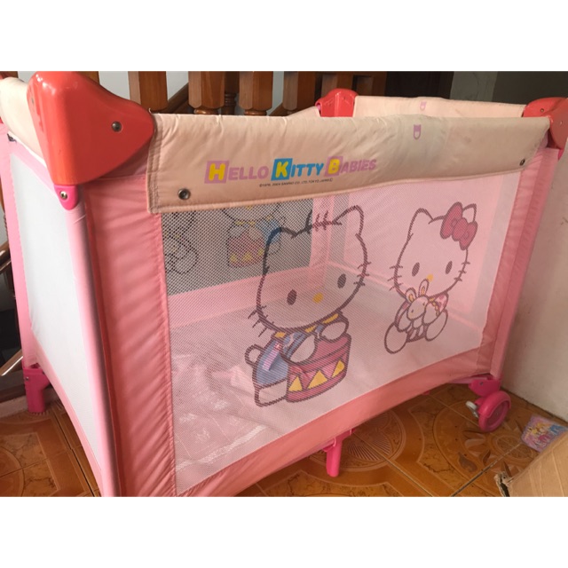 Hello Kitty Crib Playpen Shopee Philippines