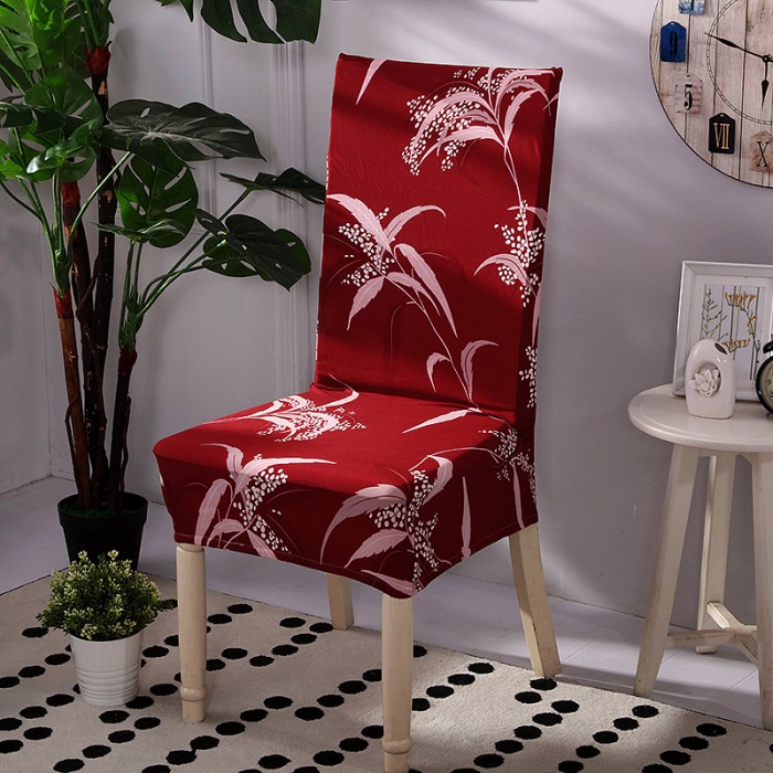 Chair Cover Stretch Elastic Seat Cover Anti Dirty Dining Seat Cover Chair Cover Spandex Shopee Philippines