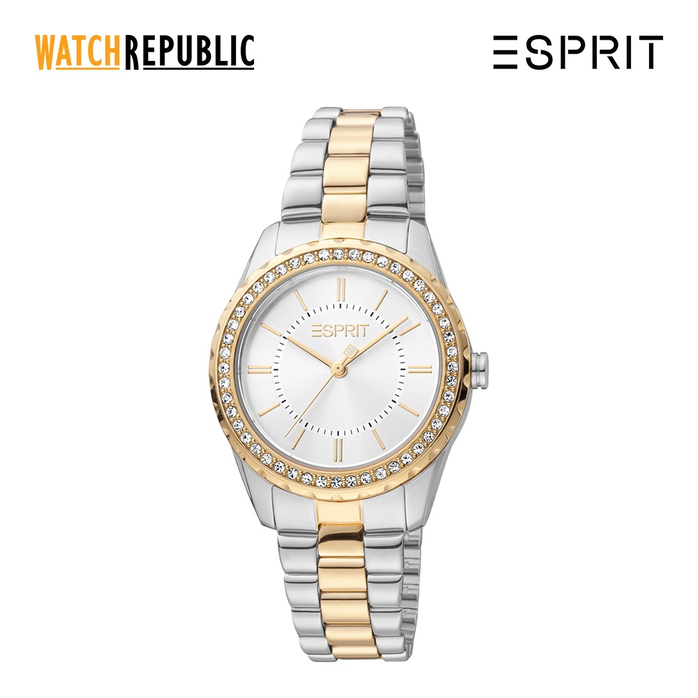 Esprit Skyler Glam Two Tone Stainless Steel Watch For Women