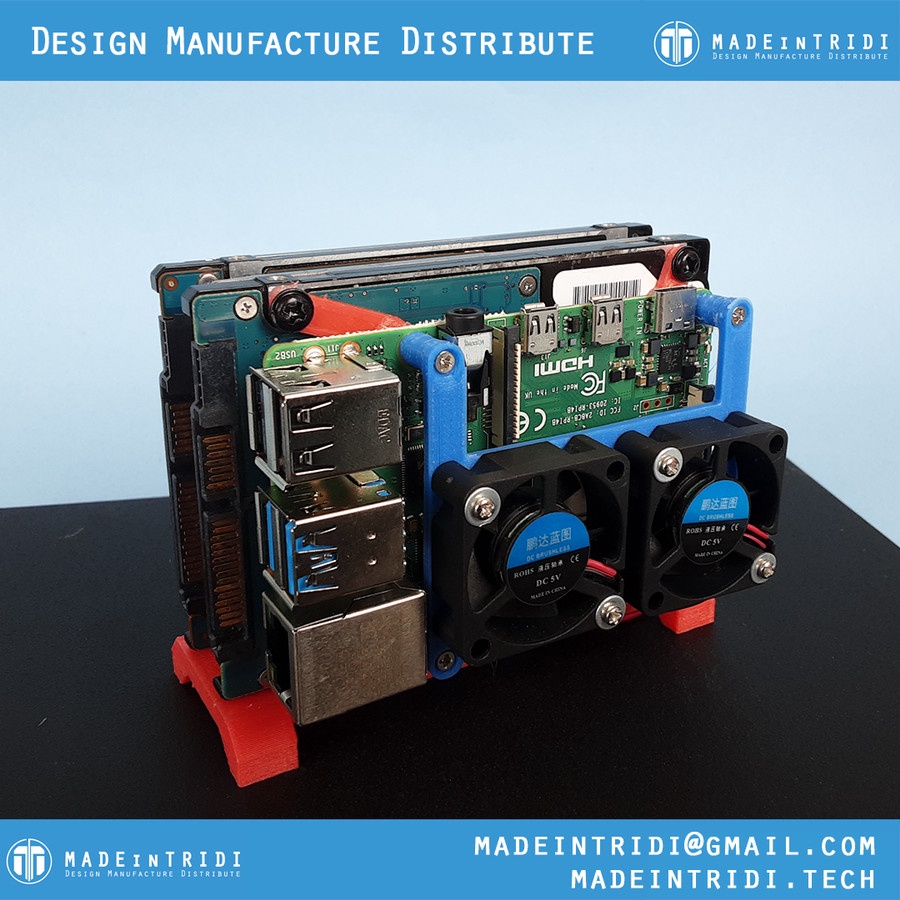 Raspberry pi hard disk hdd ssd mini pc server 3Dp product | Shopee ...