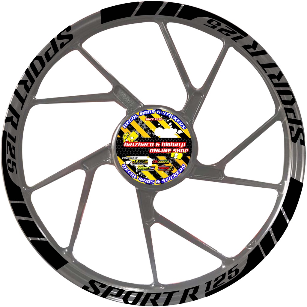 EURO SPORT R 125 NEW STYLE DECAL MAG STICKER GOOD FOR 2 MAGS | Shopee ...
