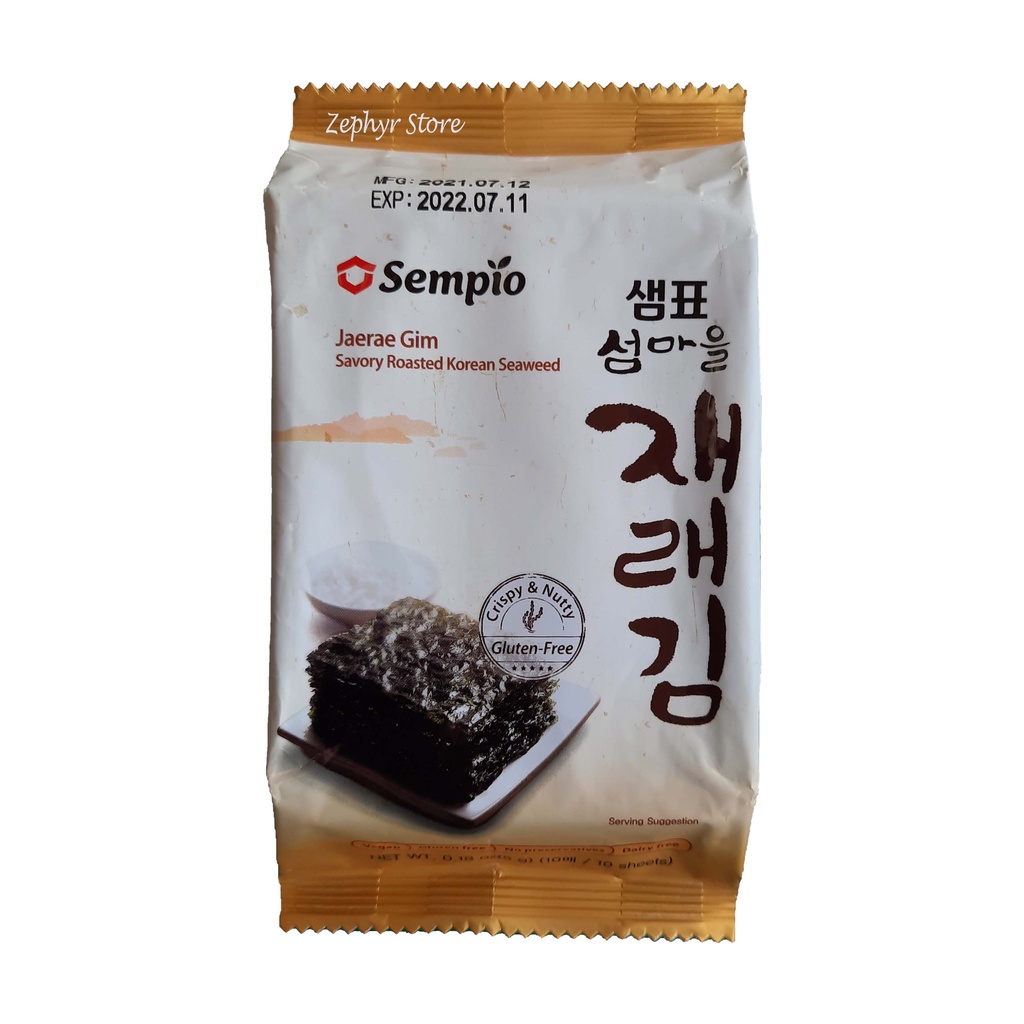 Korean Seasoned Seaweed Laver | Gim | Kim | Seaweed Snack Kim 5g/4g ...