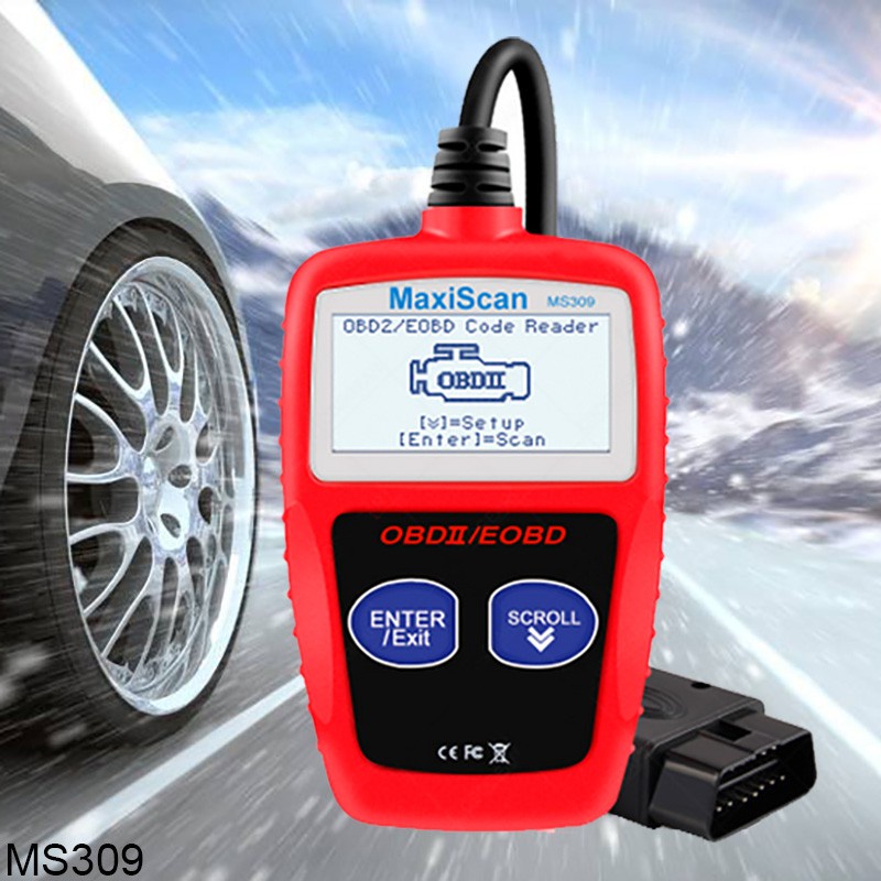 Maxiscan MS309 CAN BUS OBD2 car Code Reader EOBD OBD II Diagnostic Tool ...