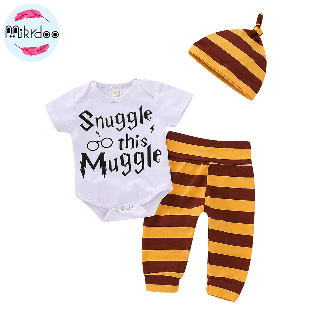 Mikrdoo Newborn Terno for Baby Boy Harry Potter Costumes Cotton Short