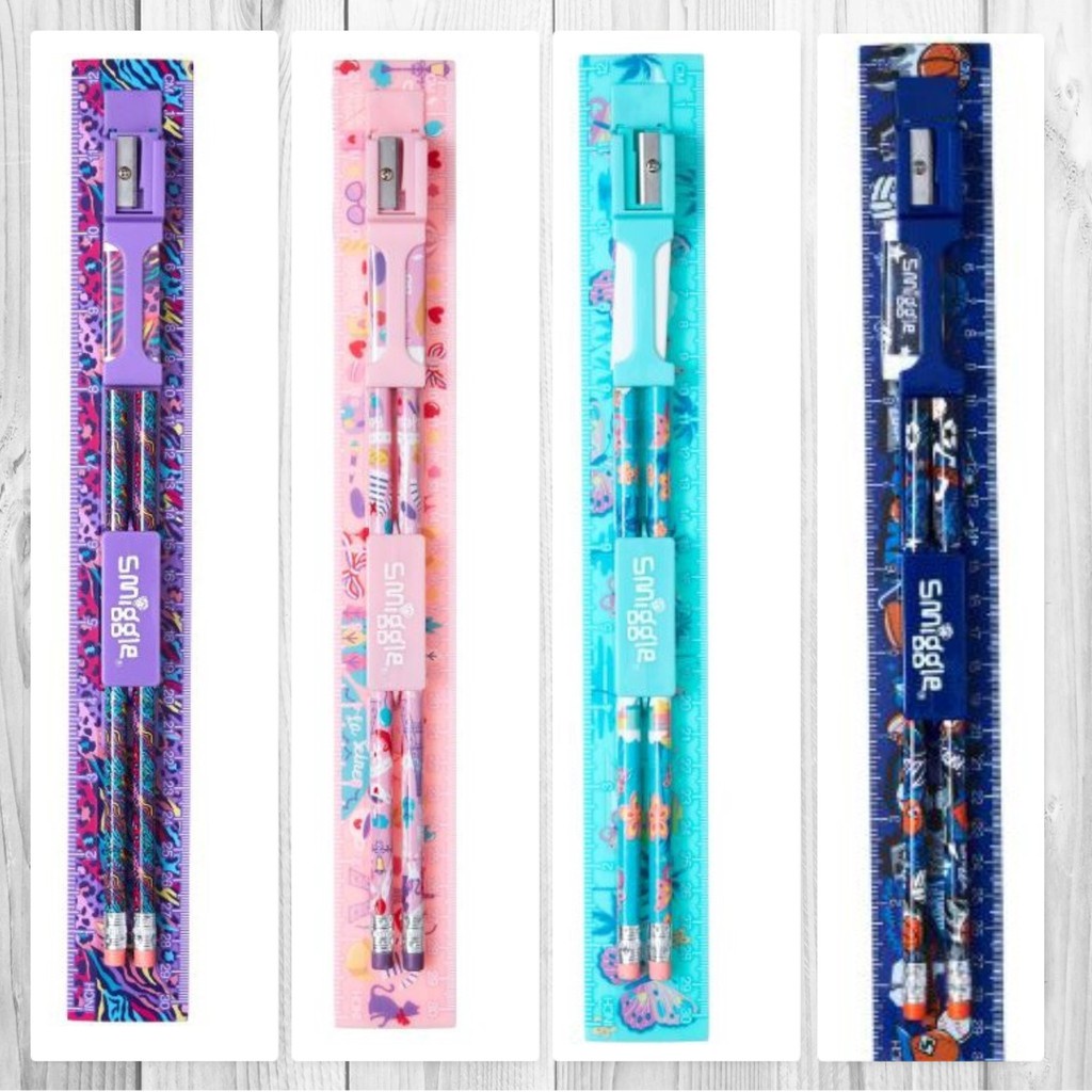 smiggle ruler pencil set | Shopee Philippines