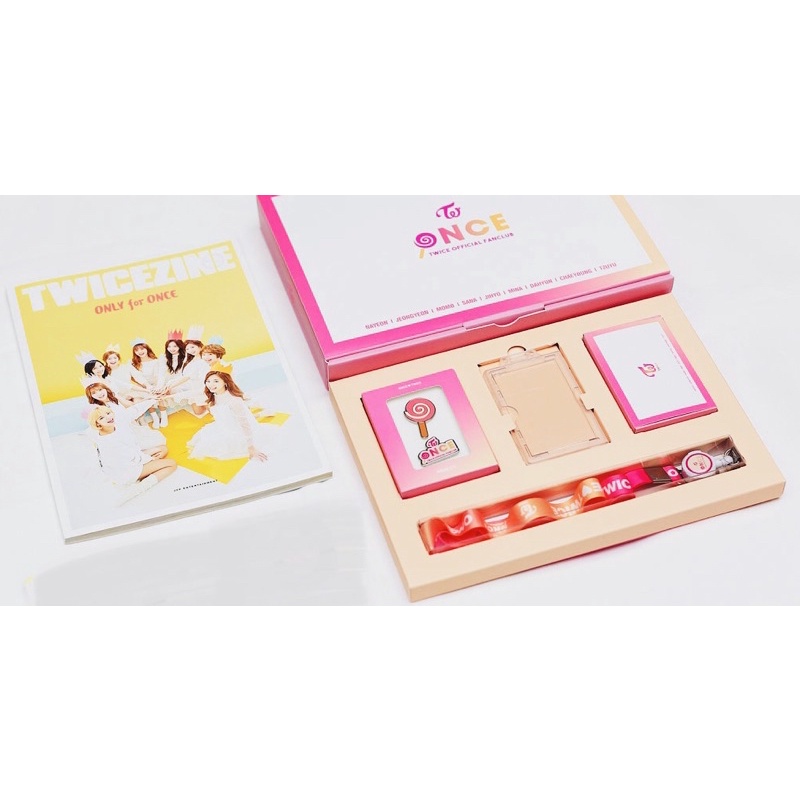 트와이스 ONCE TWICE Official Fanclub Membership Kit (1st Generation ...
