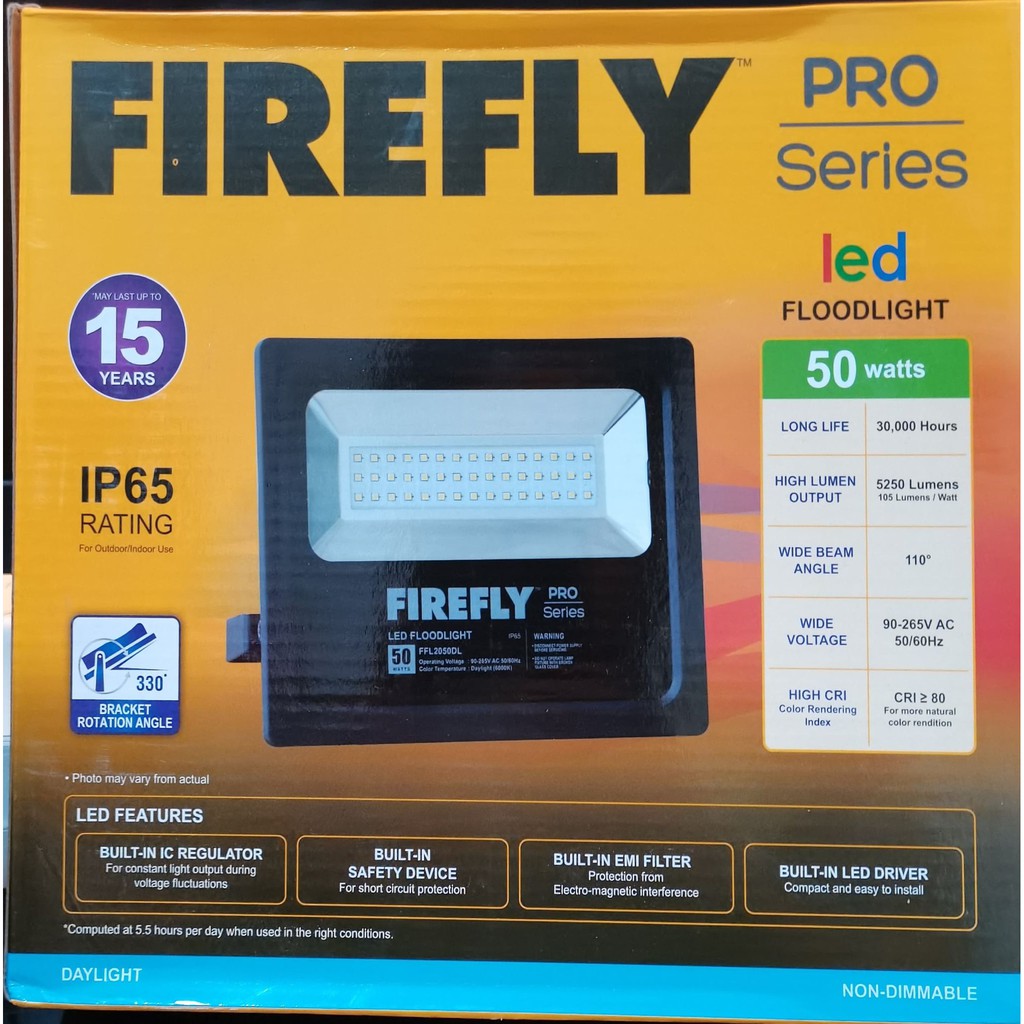 Firefly Flood Light 50 watts Shopee Philippines