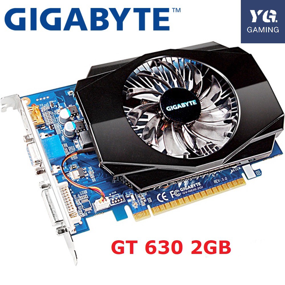 GIGABYTE Video Card GT630 2GB 128Bit GDDR3 nVIDIA VGA Cards