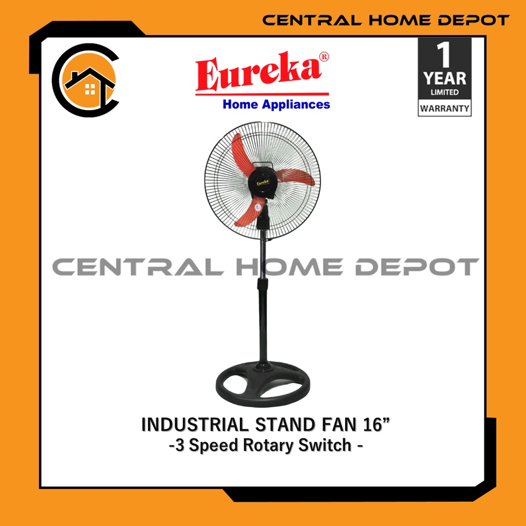 Eureka Electric Fan 16" Industrial Stand Fan / EISF16B toZk Shopee Philippines
