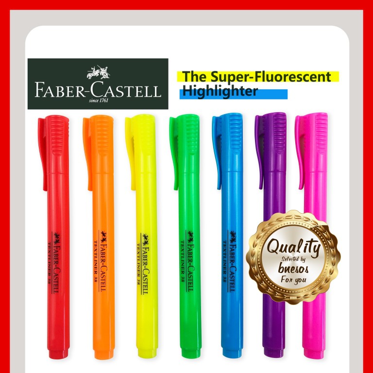 Bnesos Stationary School Supplies Faber Castell Super Fluorescent ...