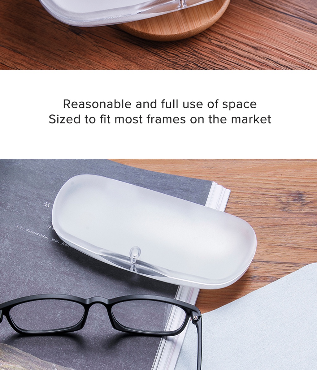 Hard plastic glasses case on sale