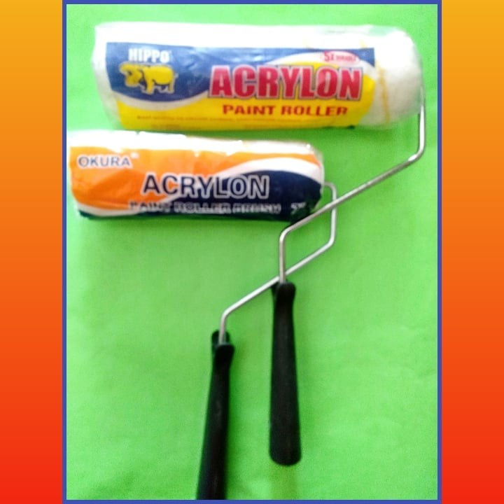 ACRYLON PAINT ROLLER ( OKURA 7'''' INCH) ( HIPPO 9''' INCH) | Shopee ...