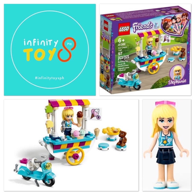 Lego Friends 41389 Stephanie Ice Cream Cart Shopee Philippines