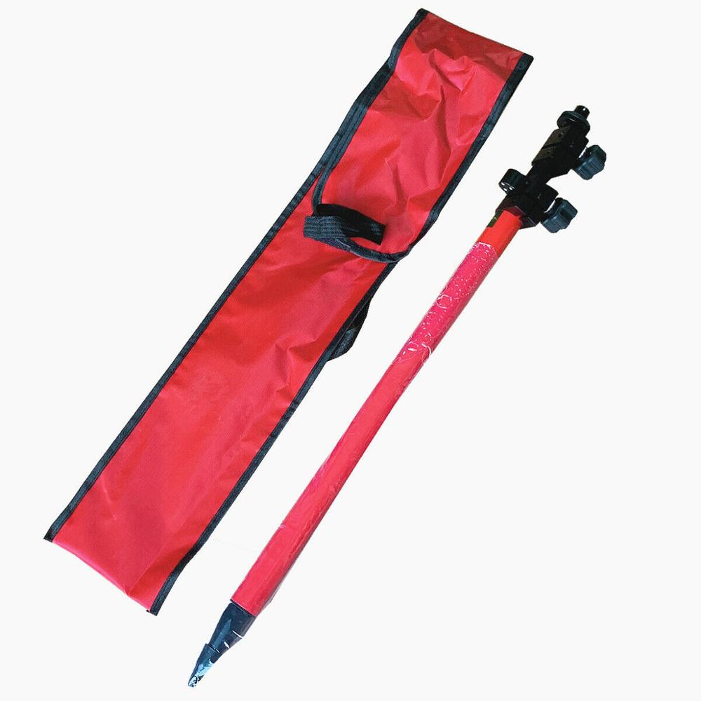 NEW Red 5.9 Ft Knob Lock bubbler telescoping prism pole extend to 1.8m