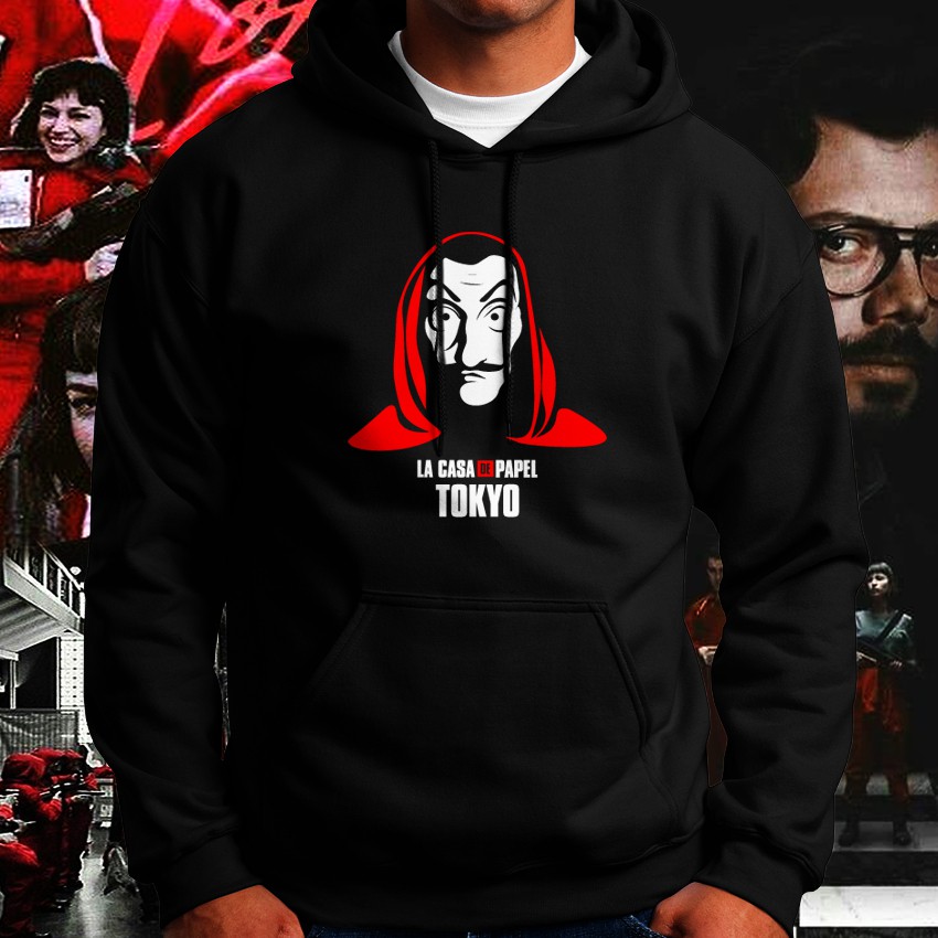 La casa de papel Money Heist Tokio Hoodie - JacketsJunction