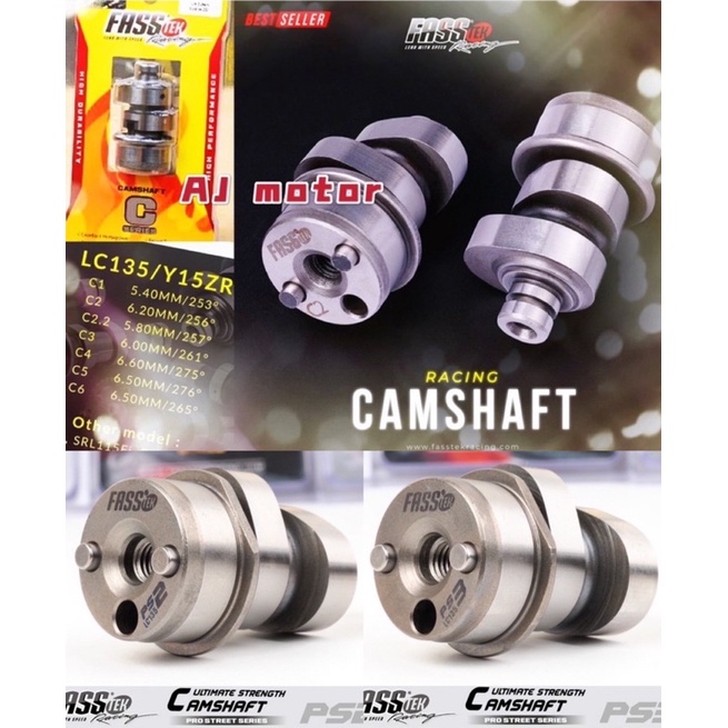LC135 Y15ZR FZ150 FASSTEK RACING HIGH CAM C1 C2 C2.2 C3 C4 C5 C6 C8 PS2