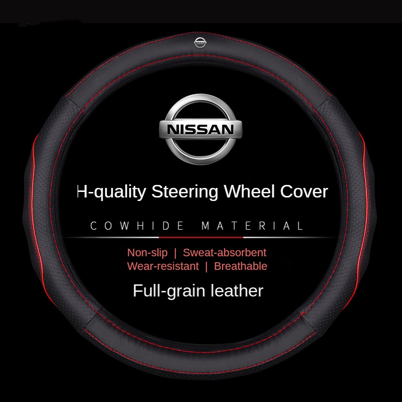 Nissan Genuine Leather Car Steering Wheel Cover Nissan Terra Navara
