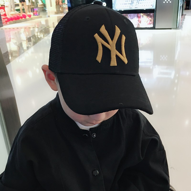 [Same Day Delivery] Children's Hat Net Cap NY Baseball Cap Yankees
